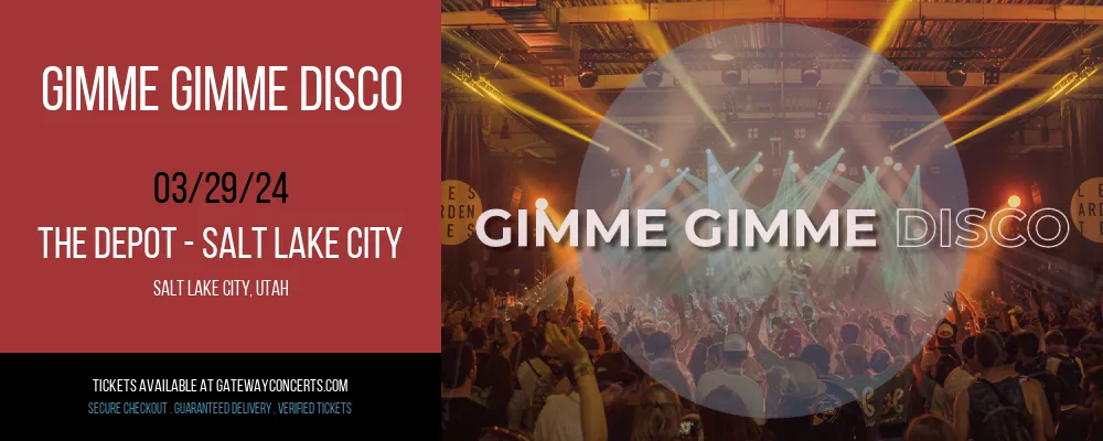 Gimme Gimme Disco at The Depot